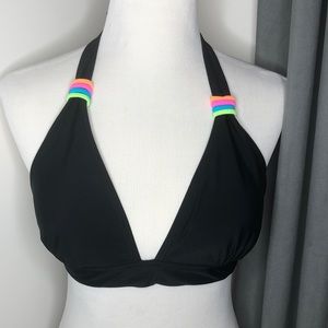 Like New Body Glove Smoothies swimwear bikini top wire free back and neck tie